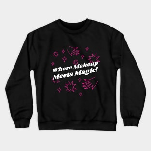 Beauty bloggers create makeup magic Crewneck Sweatshirt